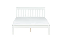 Doppelbett Habitual aus Massivholz – Weiß | 140x190 cm