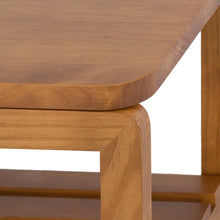 Holzbank Natu – 3 Sitzer Holzbank in Nussbaum-Optik