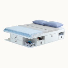 Funktionsbett Bali 140x200 cm - Bett mit Bettkasten und viel Stauraum