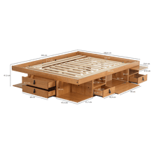 Funktionsbett Bali 160x200 cm - Bett mit Stauraum und Bettkasten - Inkl. Lattenrost - Memomad