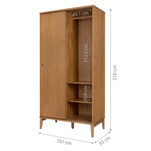 Kleiderschrank Charme 2-Türig - Memomad