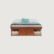 Funktionsbett Bali 150x200 cm - Bett mit Bettkasten und viel Stauraum